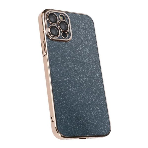 iPhone 12 Pro Kuoret Glitter Läpinäkyvä Iskunkestävä Kulta