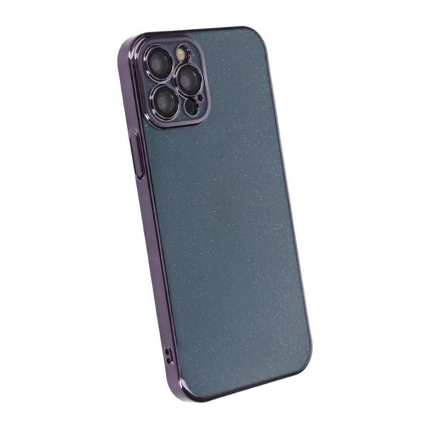 iPhone 12 Pro Kuoret Kimalteleva Läpinäkyvä Iskunkestävä Violetti