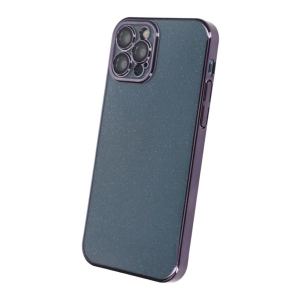 iPhone 12 Pro Kuoret Kimalteleva Läpinäkyvä Iskunkestävä Violetti