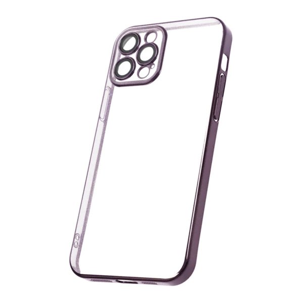 iPhone 12 Pro Kuoret Kimalteleva Läpinäkyvä Iskunkestävä Violetti