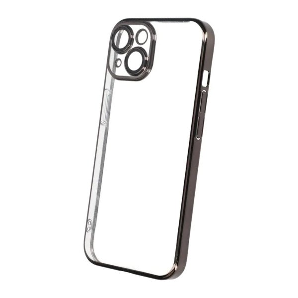 iPhone 13 Kuori Glitter Läpinäkyvä Iskunkestävä Musta