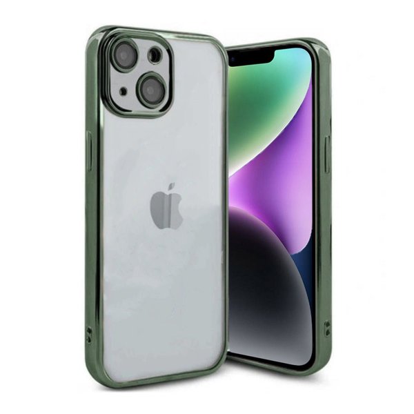 iPhone 14 Kuori Glitter Läpinäkyvä Iskunkestävä Vihreä