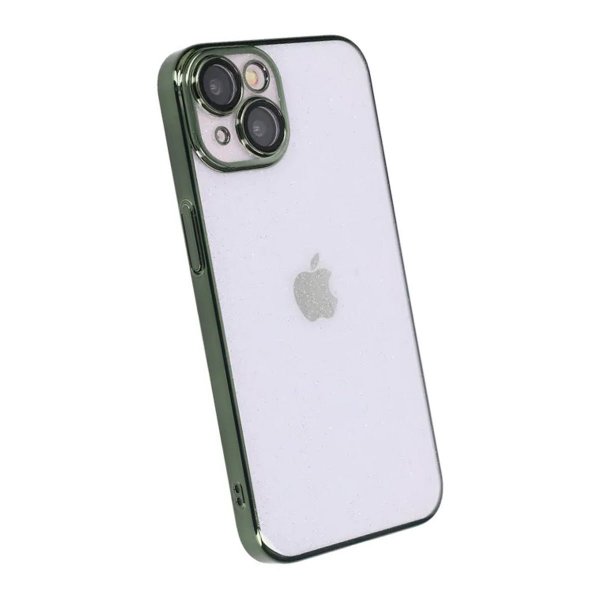 iPhone 14 Kuori Glitter Läpinäkyvä Iskunkestävä Vihreä