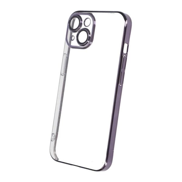 iPhone 14 Suojakuori Glitter Läpinäkyvä Iskunkestävä Violetti