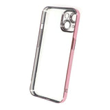 iPhone 14 Kuori Glitter Läpinäkyvä Iskunkestävä Vaaleanpunainen