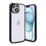 iPhone 15 Kuori Glitter Läpinäkyvä Iskunkestävä Musta