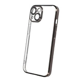 iPhone 15 Kuori Glitter Läpinäkyvä Iskunkestävä Musta