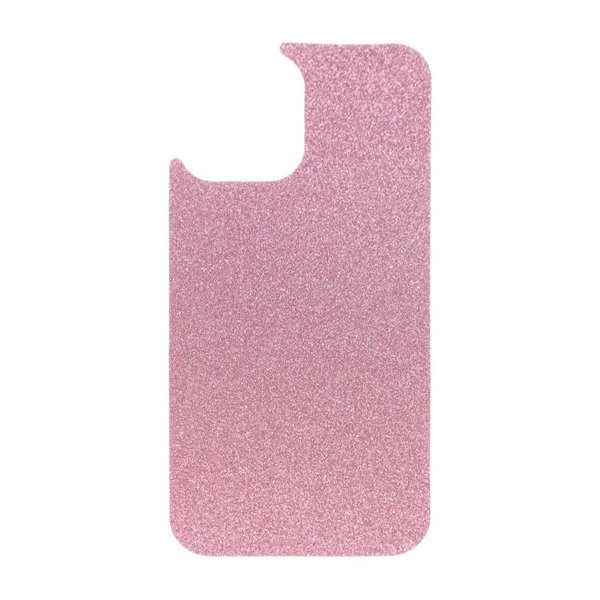 iPhone 15 Pro Kuoret Glitter Läpinäkyvä MagSafe Vaaleanpunainen