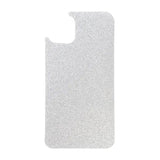 iPhone 15 -kuori kimalteleva, läpinäkyvä MagSafe hopea