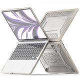 MacBook Air 13 M2 (A2681) Suojakuori Panssari Jalustatoiminnolla Beige