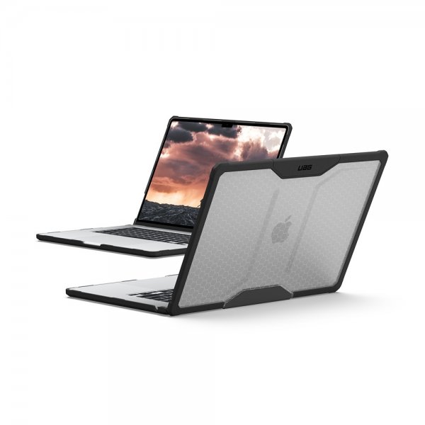 Urban Armor Gear (UAG) MacBook Air 15 M2 (A2941)/M3 (A3114) kuori Plyo Ice/Black