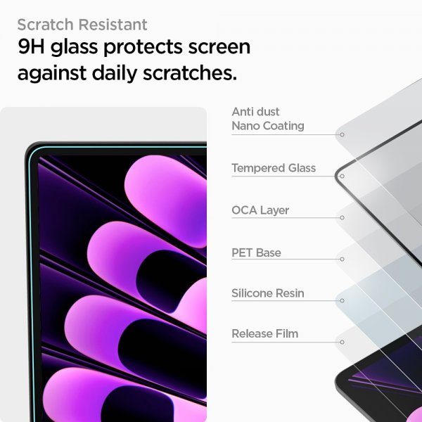 Spigen MacBook Air 15 M2 (A2941)/M3 (A3114) Näytönsuoja GLAS.tR Slim
