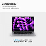 Spigen MacBook Air 15 M2 (A2941)/M3 (A3114) Näytönsuoja Safe View Privacy