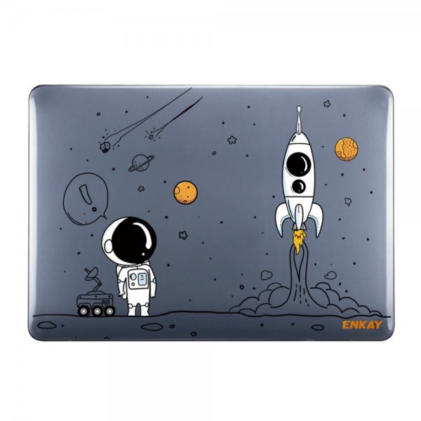 Enkay MacBook Pro 13 Touch Bar (A1706. A1708. A1989. A2159) Kuori Kuviolla Astronautti Nro 1