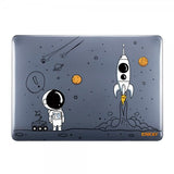 Enkay MacBook Pro 13 Touch Bar (A1706. A1708. A1989. A2159) Kuori Kuviolla Astronautti Nro 1