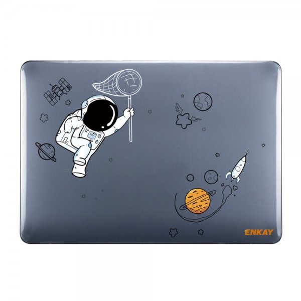 Enkay MacBook Pro 13 Touch Bar (A1706. A1708. A1989. A2159) Kuori Kuosi Astronautti nro 2