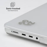ZAGG MacBook Pro 14 M1 (A2442)/M2 (A2779)/M3 (A2918 A2992) Kuori Hardshell Läpinäkyvä