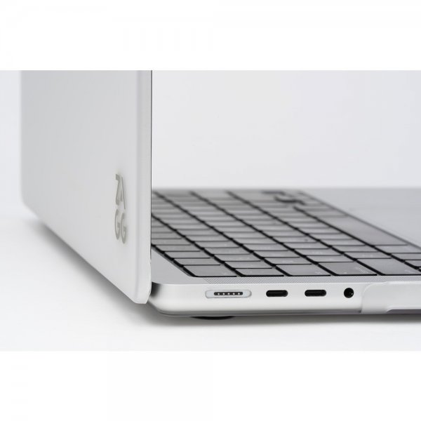ZAGG MacBook Pro 14 M1 (A2442)/M2 (A2779)/M3 (A2918 A2992) Kuori Hardshell Läpinäkyvä