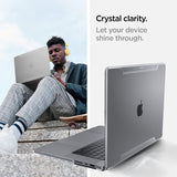 Spigen MacBook Pro 14 M1 (A2442)/M2 (A2779)/M3 (A2918 A2992) Thin Fit Crystal Clear -suojakuori