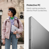 Spigen MacBook Pro 14 M1 (A2442)/M2 (A2779)/M3 (A2918 A2992) Thin Fit Crystal Clear -suojakuori