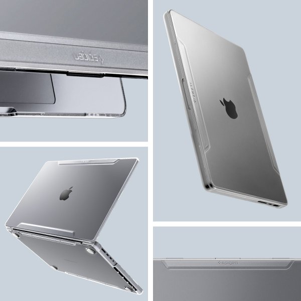 Spigen MacBook Pro 14 M1 (A2442)/M2 (A2779)/M3 (A2918 A2992) Thin Fit Crystal Clear -suojakuori