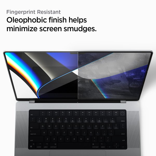 Spigen MacBook Pro 14 M1 (A2442)/M2 (A2779)/M3 (A2918 A2992) Näytönsuoja GLAS.tR Slim