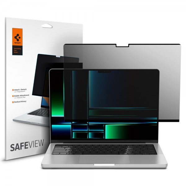 Spigen MacBook Pro 14 M1/M2/M3/M4/M5 Näytönsuoja Safe View