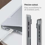 Spigen MacBook Pro 16 M1 (A2485)/M2 (A2780)/M3 (A2991) Thin Fit Crystal Clear -suojakuori