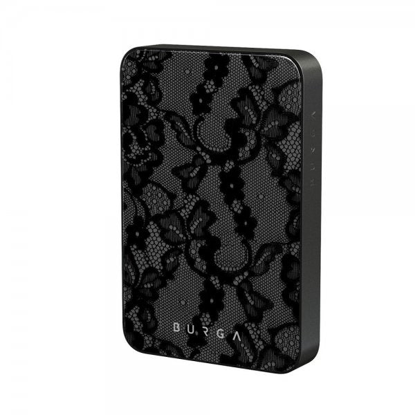 Burga Powerbank MagSafe 5000 mAh Magneettinen Metallinharmaa