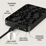 Burga Powerbank MagSafe 5000 mAh Magneettinen Metallinharmaa