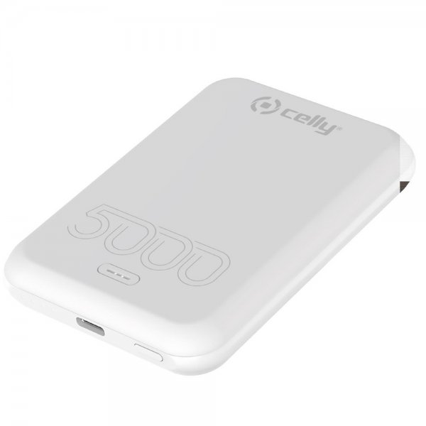 Celly Magneettinen langaton varavirtalähde 5000 mAh MagSafe
