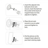 Mobile Origin MagSafe Autoteline Ilmanvaihtokiinnike