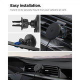 Spigen MagSafe-autoteline langattomalla latauksella OneTap Pro 4 Air Vent