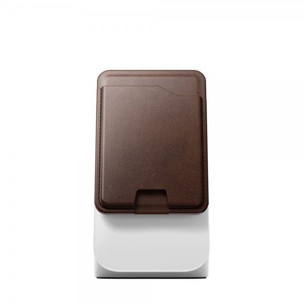 Nomad MagSafe-korttikotelo nahkaa Mag Wallet Find My Tracking, ruskea