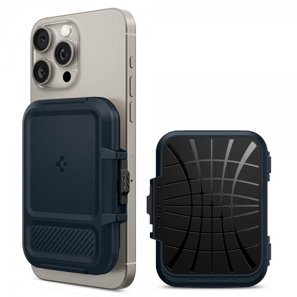 Spigen MagSafe-korttikotelo Lock Fit MagFit Metal Slate