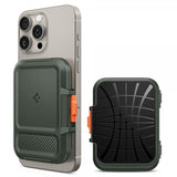 Spigen MagSafe-korttikotelo Lock Fit MagFit Military Green