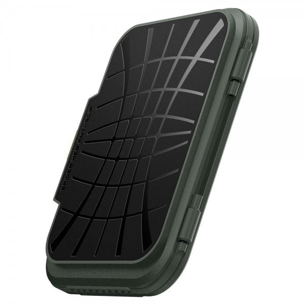 Spigen MagSafe-korttikotelo Lock Fit MagFit Military Green