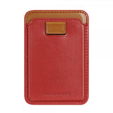 Dux Ducis MagSafe Korttikotelo Magnetic Leather Wallet Punainen