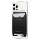 Spigen MagSafe korttikotelo Rugged Armor 3 Cards MagFit Musta