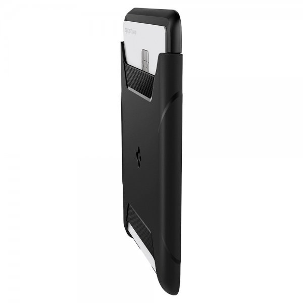 Spigen MagSafe korttikotelo Rugged Armor 3 Cards MagFit Musta