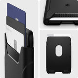 Spigen MagSafe korttikotelo Rugged Armor 3 Cards MagFit Musta