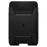 Spigen MagSafe korttikotelo Rugged Armor 3 Cards MagFit Musta