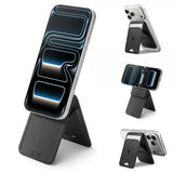 Spigen MagSafe -korttikotelo Slim Fold MagFit Tripod S314-3 Musta