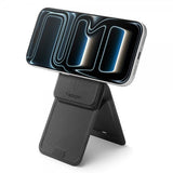Spigen MagSafe -korttikotelo Slim Fold MagFit Tripod S314-3 Musta