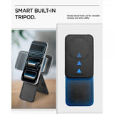 Spigen MagSafe korttikotelo Slim Fold MagFit Tripod, musta