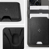 Spigen MagSafe korttikotelo Urban Fit MagFit Musta