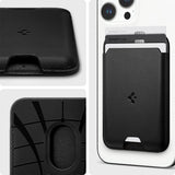 Spigen MagSafe korttikotelo Valentinus 3 Cards Holder MagFit Black