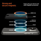 Spigen MagSafe korttikotelo Valentinus 3 Cards Holder MagFit Plus Musta