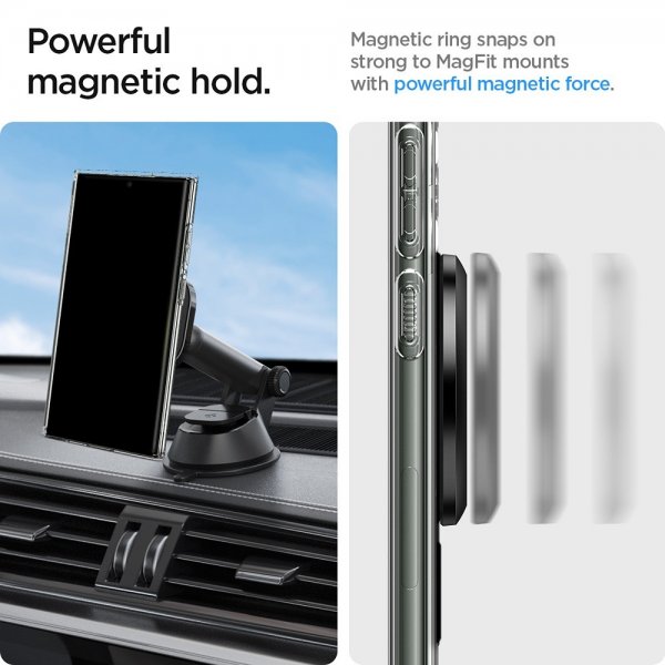 Spigen MagSafe Magneettirengaslevy Musta