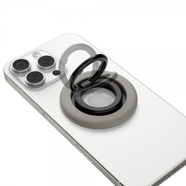 Spigen MagSafe-puhelinrengas Nano Pop MagFit Truffle Grey